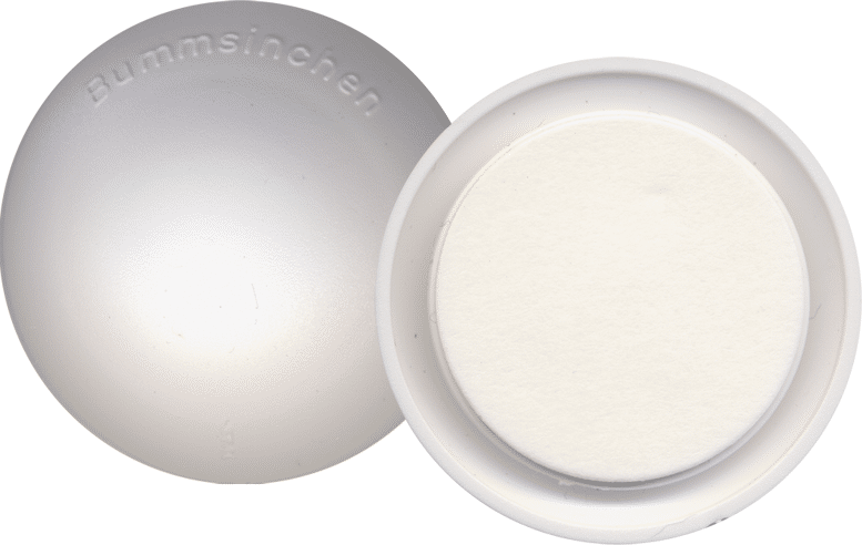 6543 4 hochwertige Wandpuffer weiss 30mm